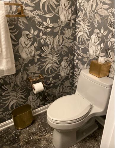 Powder Room Features Products by Kohler and Delta